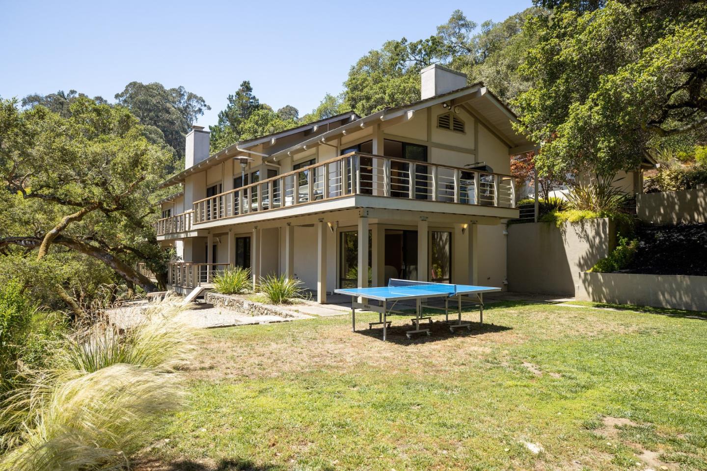 1275 La Canada Road Hillsborough, CA 94010 - Photo 69 of 85 a front view of a house with a yard