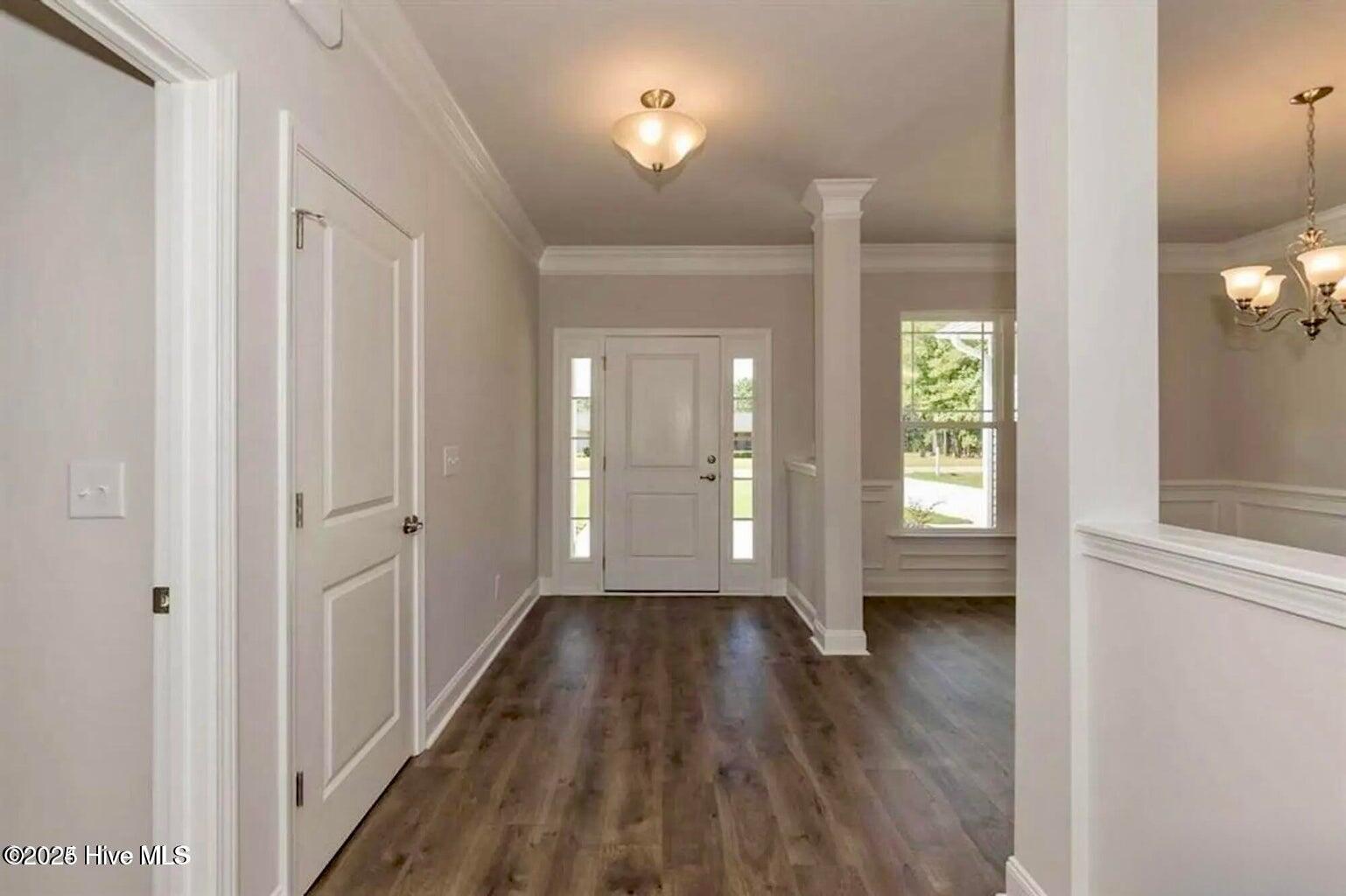 162 Poker House Road Grimesland, NC 27837 - Photo 18 of 27 Entry way. Photos are of the same floor plan in a different community and are for layout and demo purposes only. Upgrades, colors and finishes may differ. Home is currently under construction.