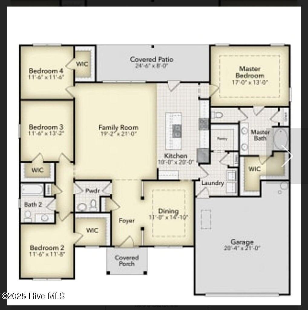 162 Poker House Road Grimesland, NC 27837 - Photo 16 of 27 162 Poker House Road floor plan.