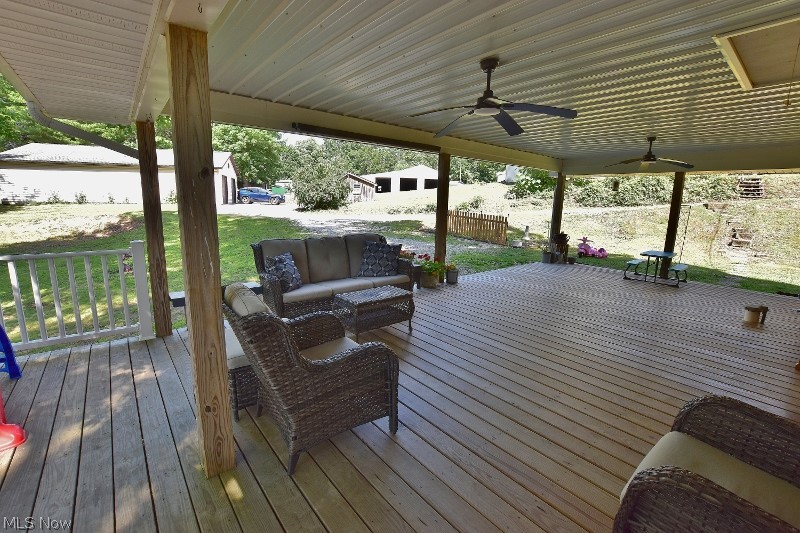 5007 Raven Road Southeast Carrollton, OH 44615 - Photo 11 of 50 View from the covered deck.
