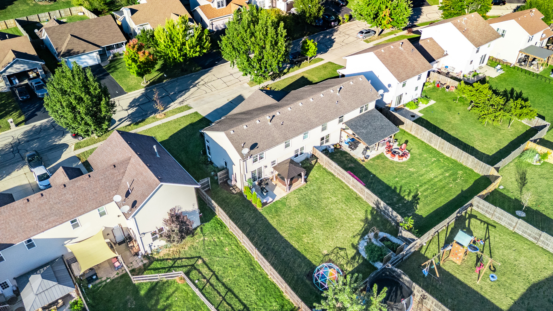 710 Hawthorne Lane Genoa, IL 60135 - Photo 24 of 24 an aerial view of a golf course with garden