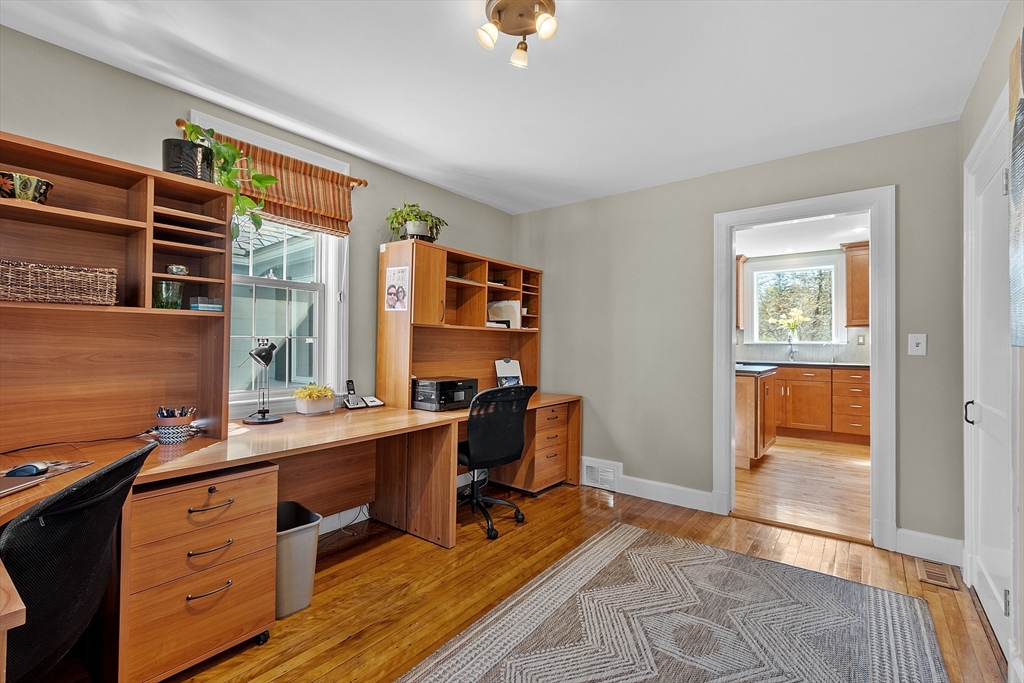 40 Bellevue Road Andover, MA 01810 - Photo 13 of 42 a view of a workspace with furniture and a window