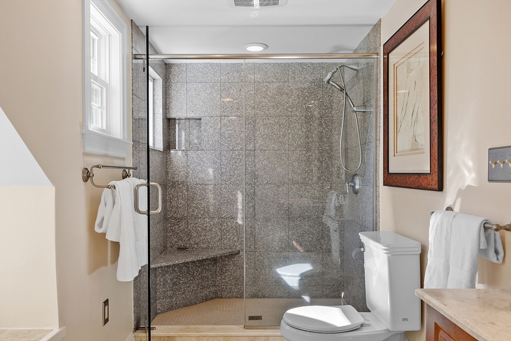 40 Bellevue Road Andover, MA 01810 - Photo 25 of 42 a bathroom with a shower and a toilet