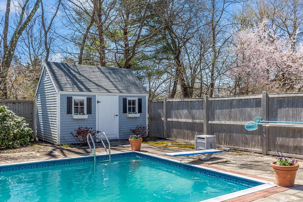40 Bellevue Road Andover, MA 01810 - Photo 36 of 42 a view of a backyard with swimming pool
