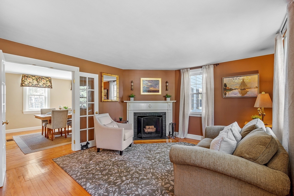 40 Bellevue Road Andover, MA 01810 - Photo 4 of 42 a living room with furniture and a fireplace