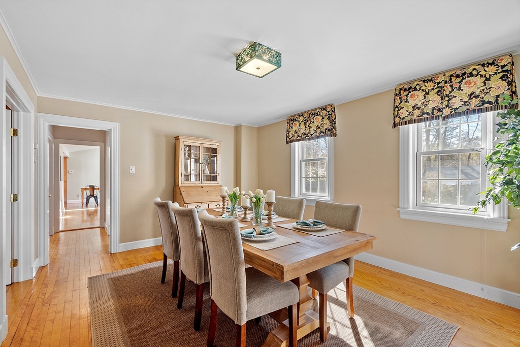 40 Bellevue Road Andover, MA 01810 - Photo 5 of 42 a view of a dining room with furniture window and wooden floor