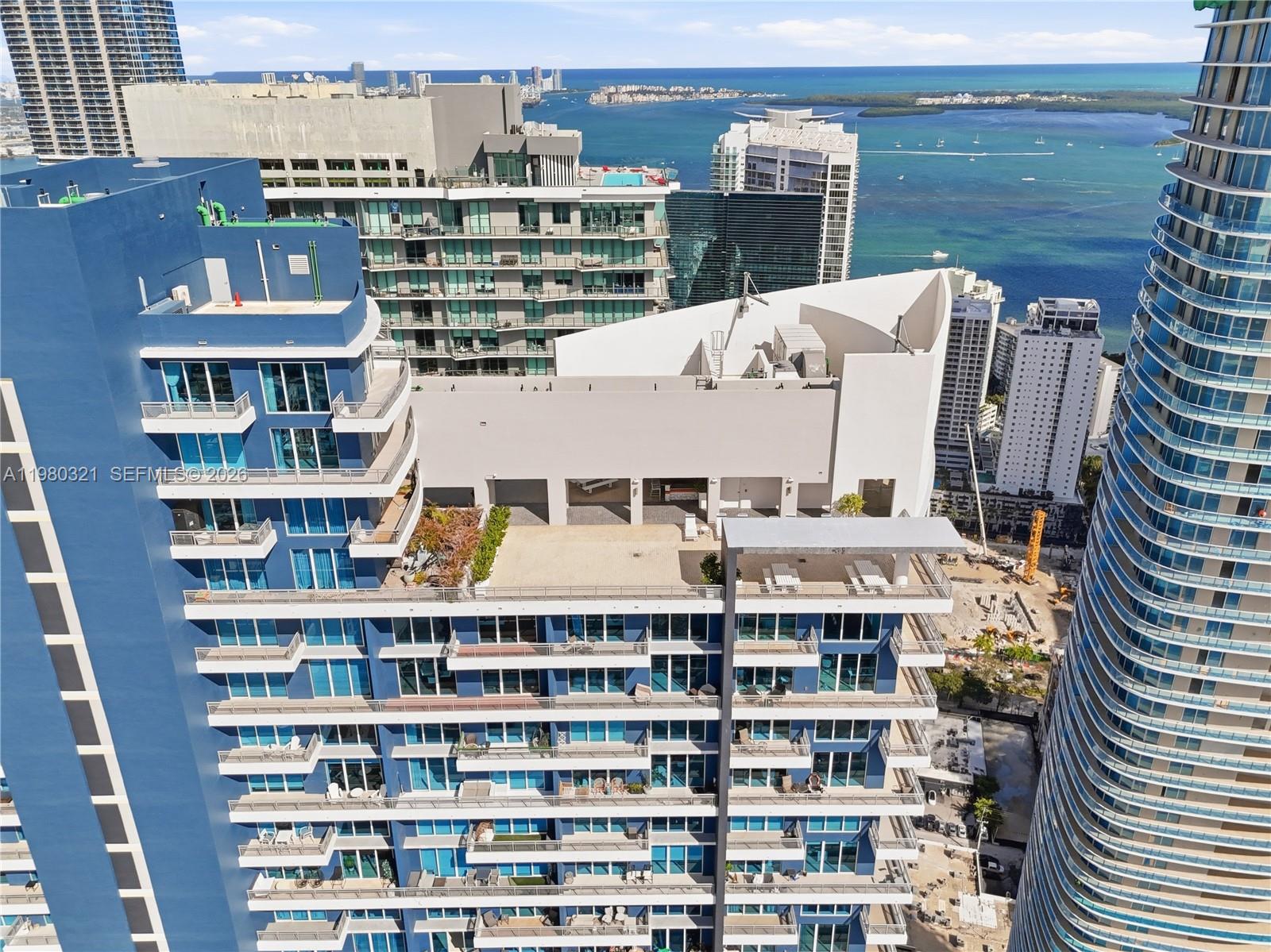 60 Southwest 13th Street, Unit 4414 Miami, FL 33130 - Photo 25 of 56 a front view of a building with a city view