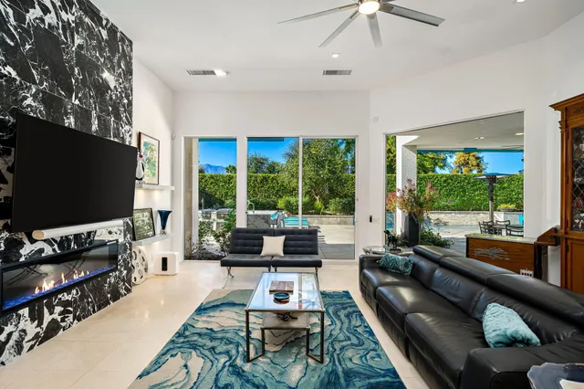 a house view with sitting space and garden space