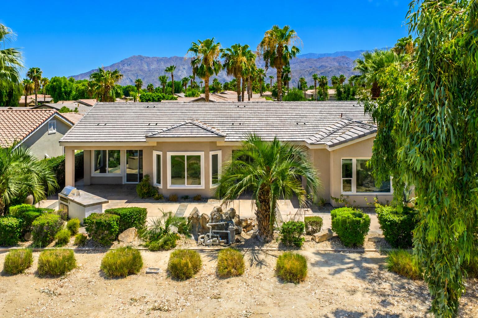 81206 Barrel Cactus Road La Quinta, CA 92253 - Photo 31 of 34 Rear of house