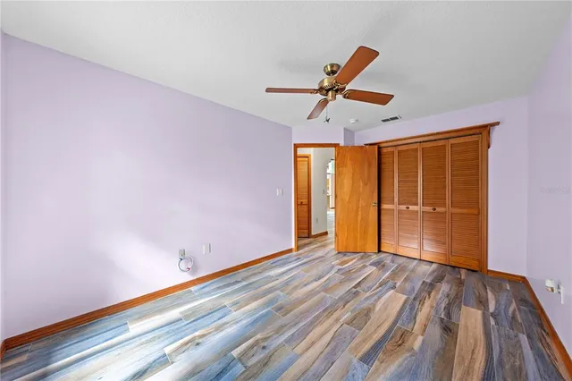 a view of a room with an empty space