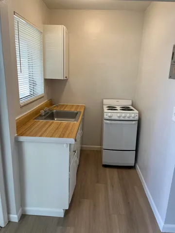 a room with storage and utility