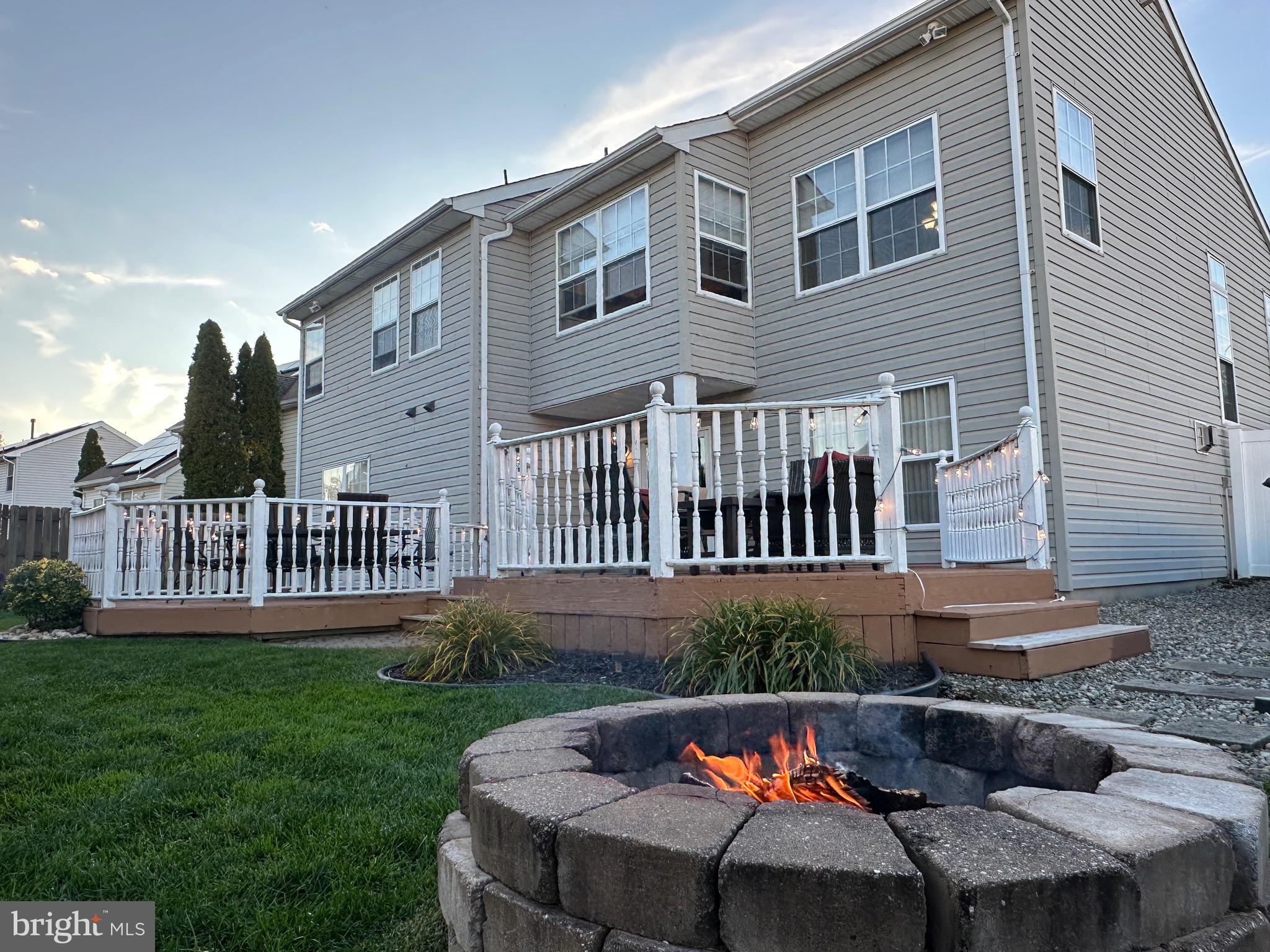 4 Sylvan Court Clementon, NJ 08021 - Photo 44 of 55 a view of backyard with seating area and furniture