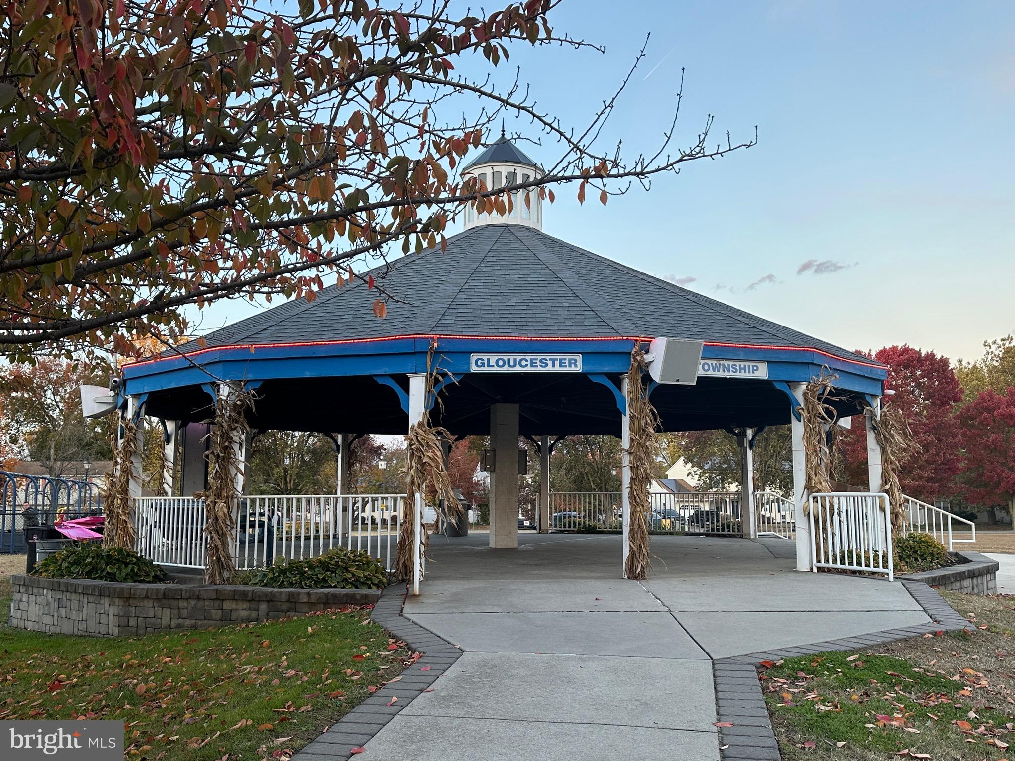 4 Sylvan Court Clementon, NJ 08021 - Photo 50 of 55 a view of a chairs and table under an umbrella in patio