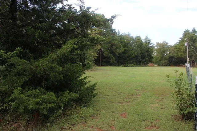a view of an outdoor space and a yard