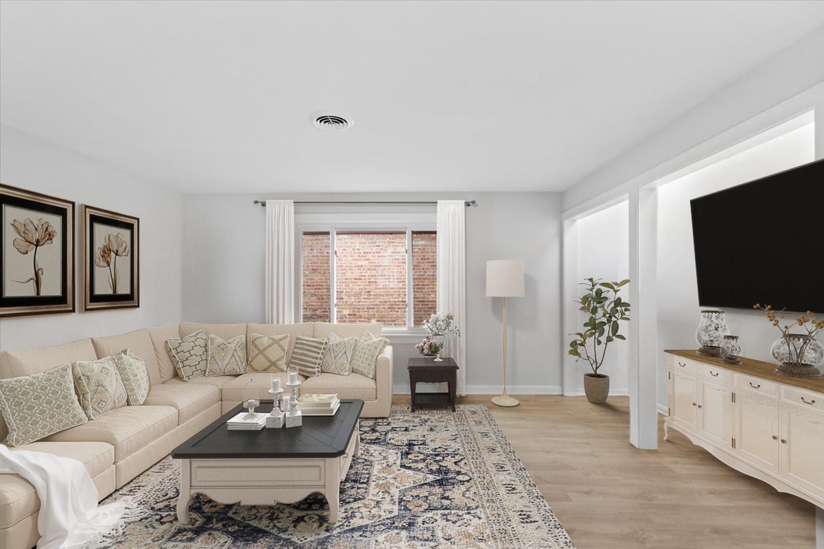 10206 South St Louis Avenue Evergreen Park, IL 60805 - Photo 12 of 33 a living room with furniture and a flat screen tv
