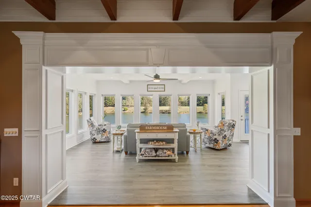 a kitchen with stainless steel appliances a refrigerator and cabinets
