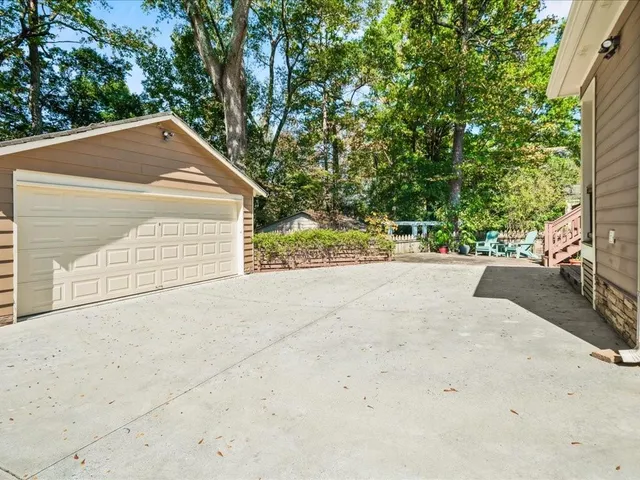 a view of a house with a outdoor space