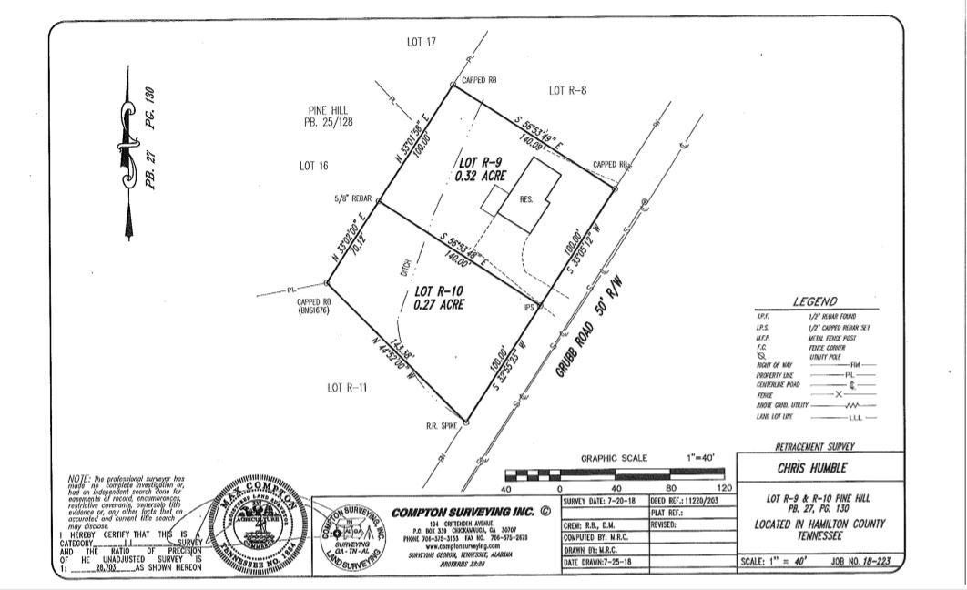 6513 Grubb Road, Unit 10 Hixson, TN 37343 - Photo 1 of 7 Grubb Rd Survey