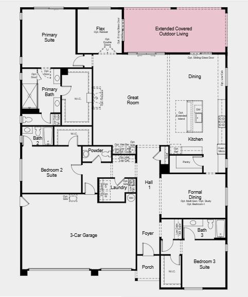 10220 Elara Way Elk Grove, CA 95757 - Photo 21 of 33 Additional Highlights Include: Fireplace, duplex floor outlet, extended outdoor living, wet bar pre plumb, sink at laundry pre plumb, stacked kit cabinets without glass, Kohler Whitehaven Apron single bowl undermount sink, kitchen island pendants and wet bar-base cabinet.