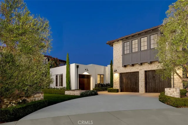 a view of a building with a yard