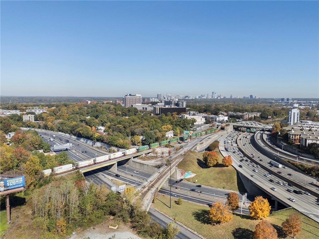 260 18th Street Northwest, Unit 10224 Atlanta, GA 30363 - Photo 37 of 47 an aerial view of a city