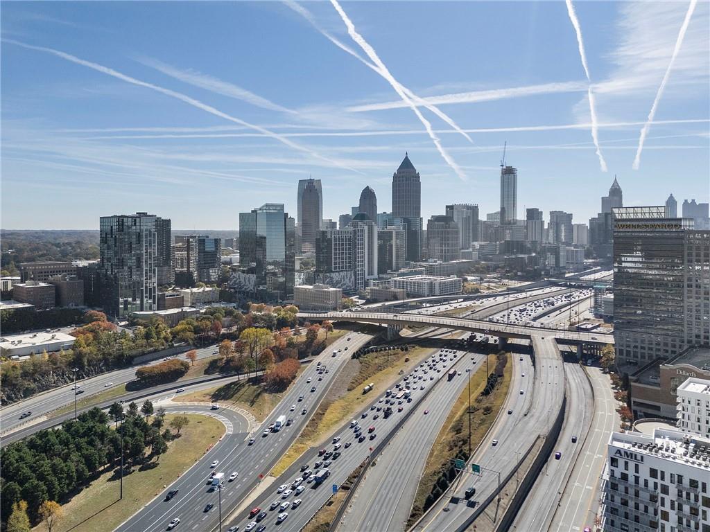260 18th Street Northwest, Unit 10224 Atlanta, GA 30363 - Photo 39 of 47 a view of a city with tall buildings