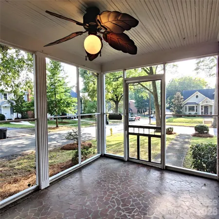 a view of an outdoor space and balcony