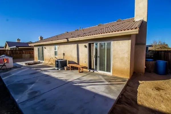 a view of a house with patio