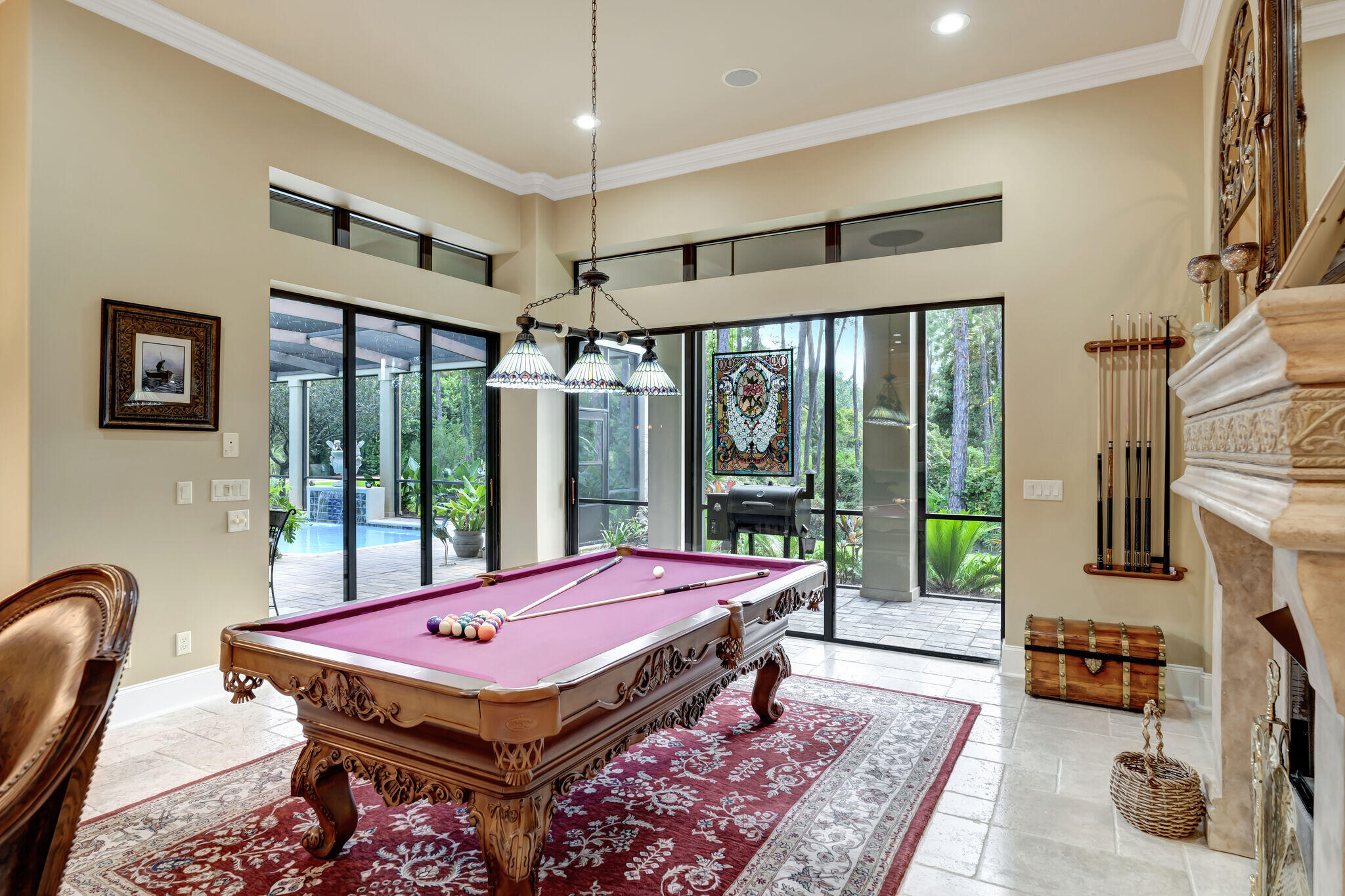 428 Captains Circle Destin, FL 32541 - Photo 19 of 88 a living room with furniture a rug and a floor to ceiling window