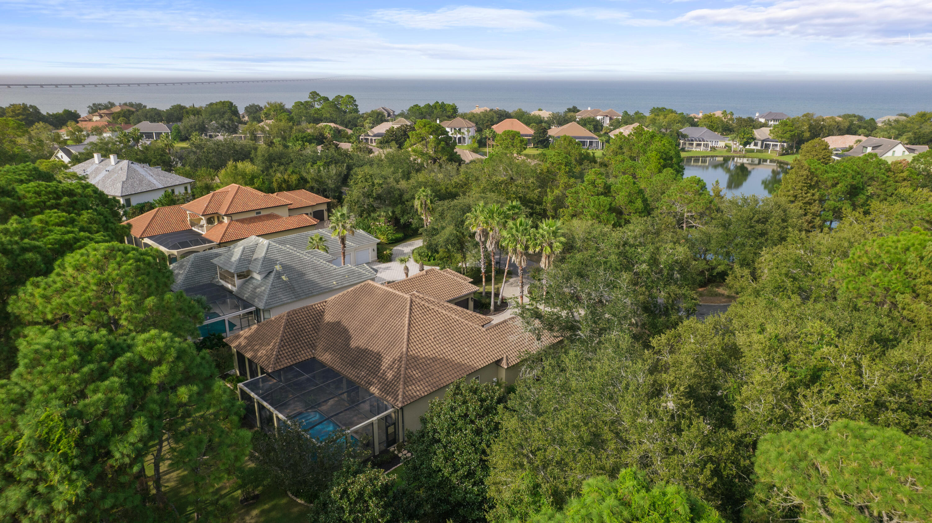 428 Captains Circle Destin, FL 32541 - Photo 53 of 88 an aerial view of a house with a yard basket ball court and outdoor seating