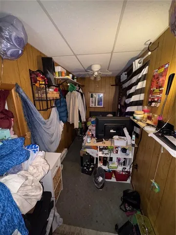 a view of storage and utility room