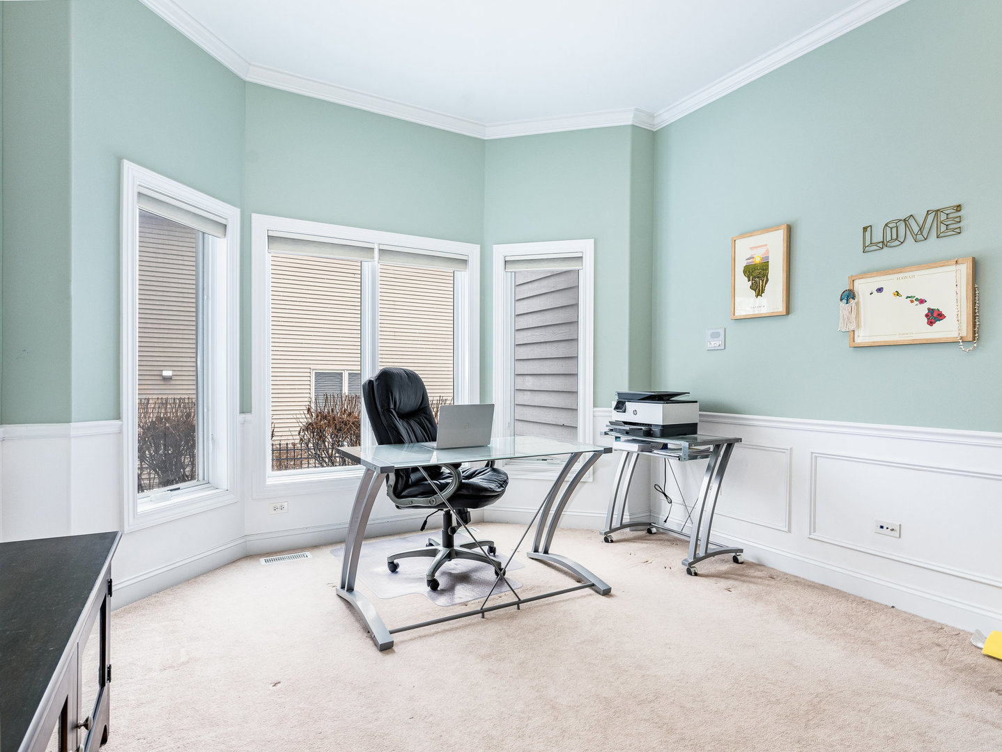 2223 Spartina Lane Naperville, IL 60564 - Photo 19 of 48 a view of a workspace with furniture and a window