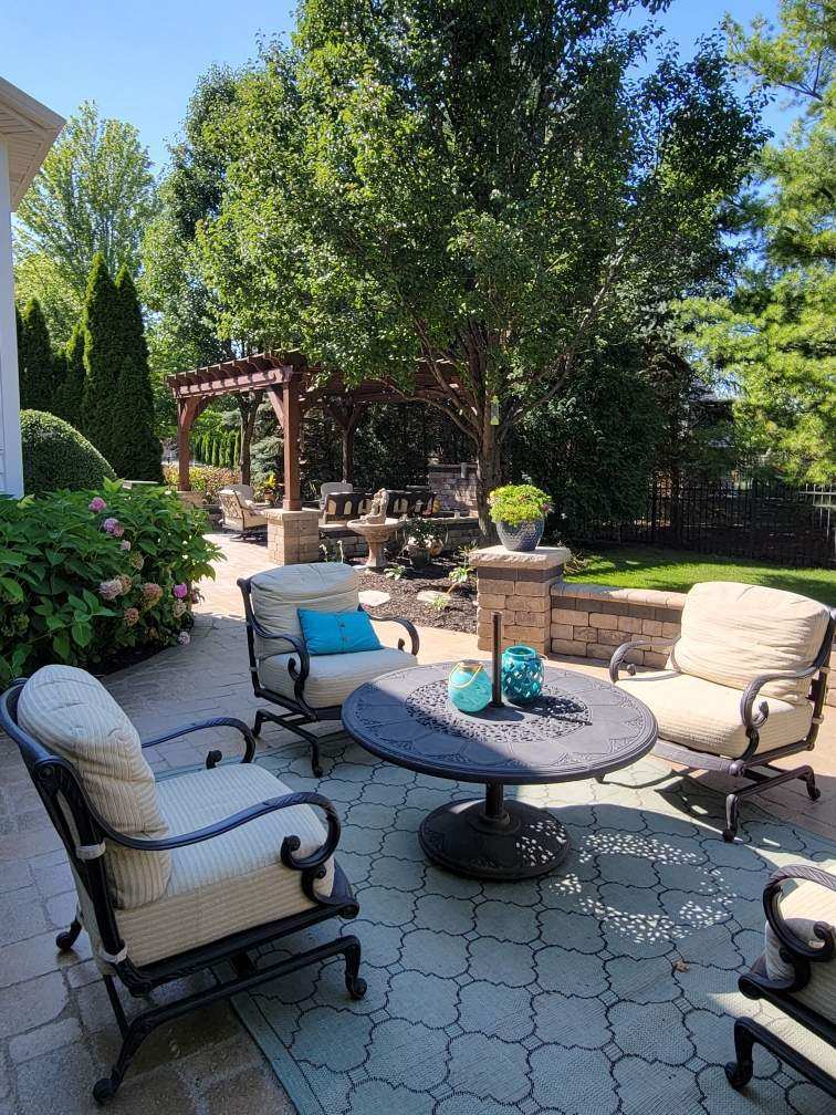 2223 Spartina Lane Naperville, IL 60564 - Photo 41 of 48 a view of a backyard with sitting area