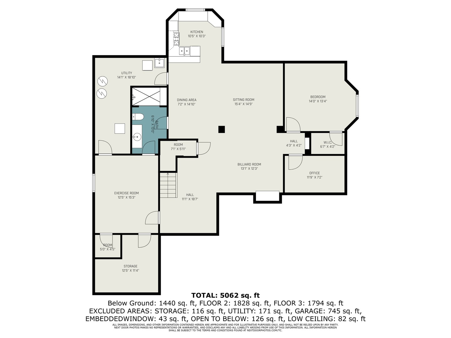 2223 Spartina Lane Naperville, IL 60564 - Photo 48 of 48 a picture of a floor plan
