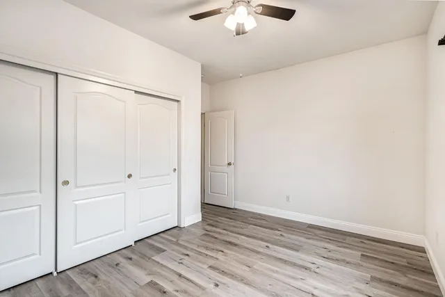 wooden floor in an empty room