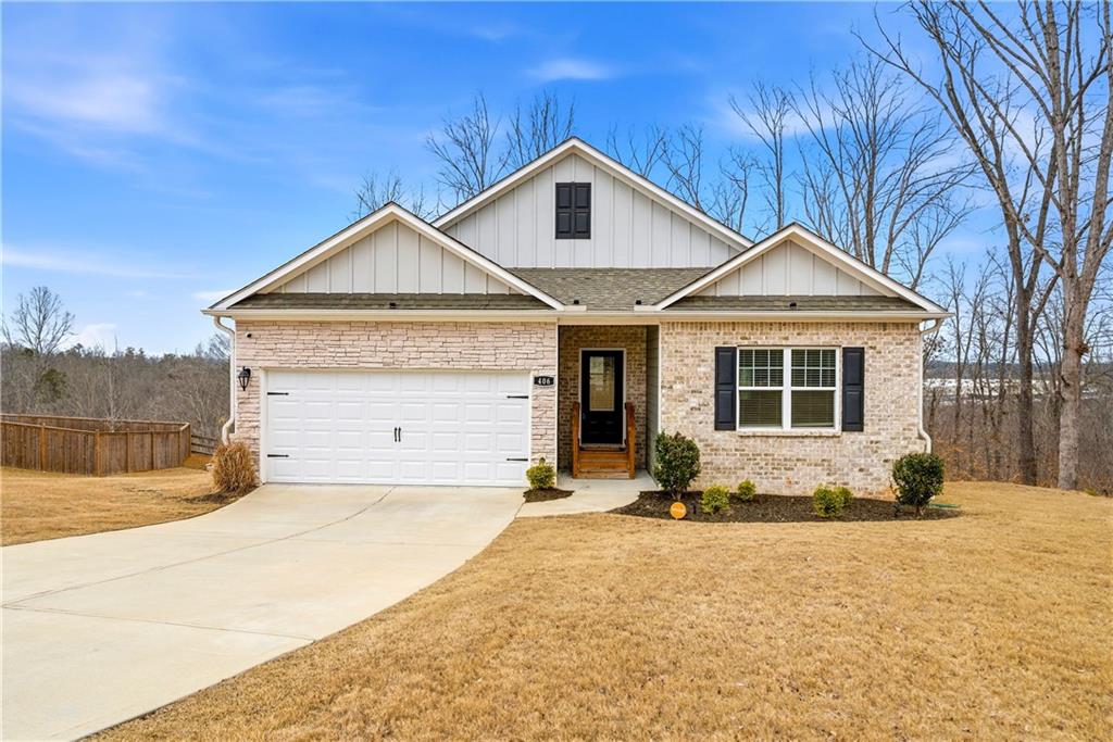 406 Samara Court Fairburn, GA 30213 - Photo 1 of 1 a front view of a house with a yard