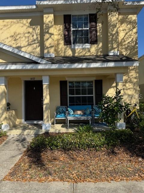 4632 Chatterton Way Riverview, FL 33578 - Photo 1 of 13 a front view of a house with garden