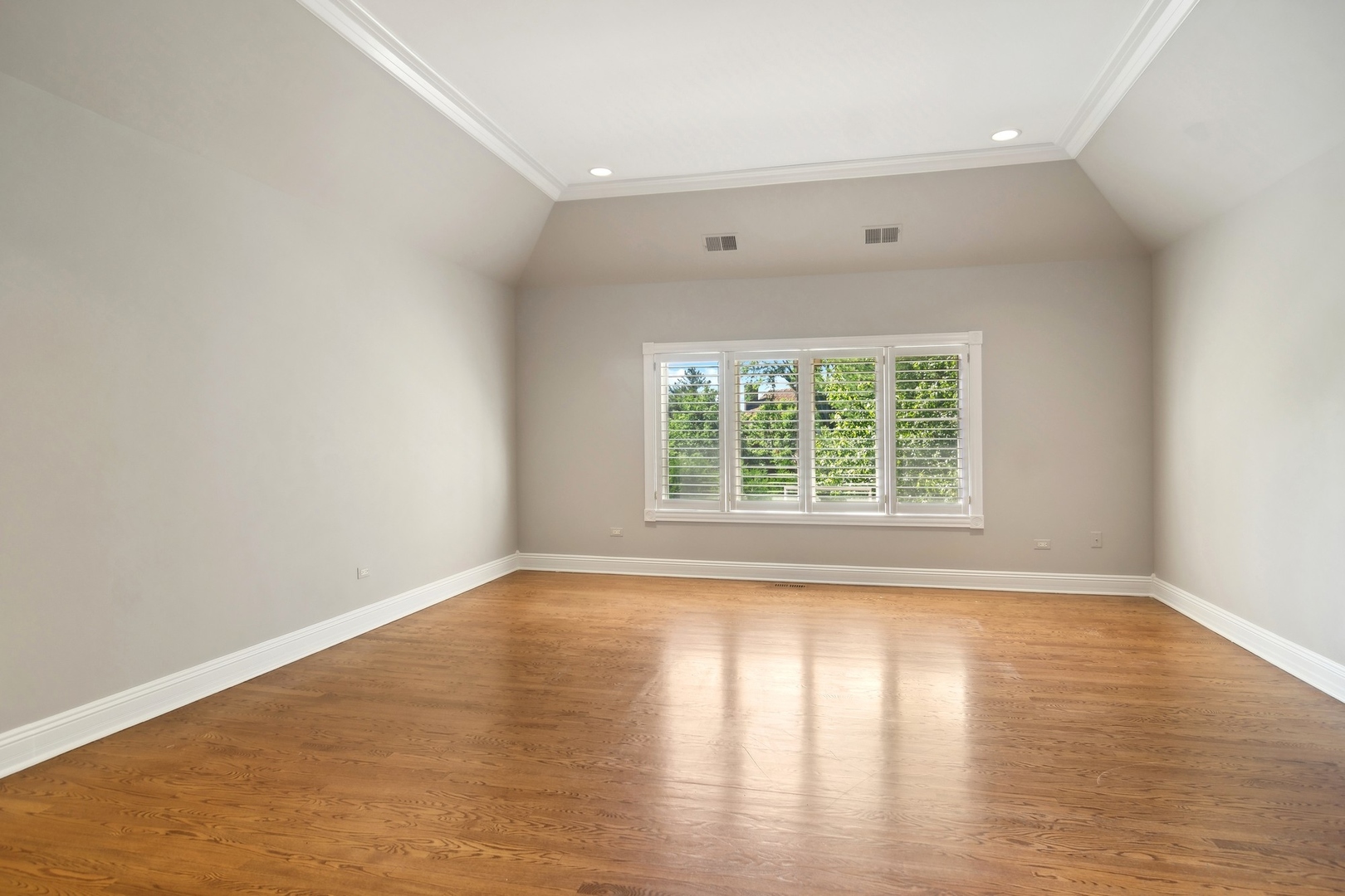 610 West Windsor Road Palatine, IL 60067 - Photo 27 of 51 wooden floor in an empty room with a window