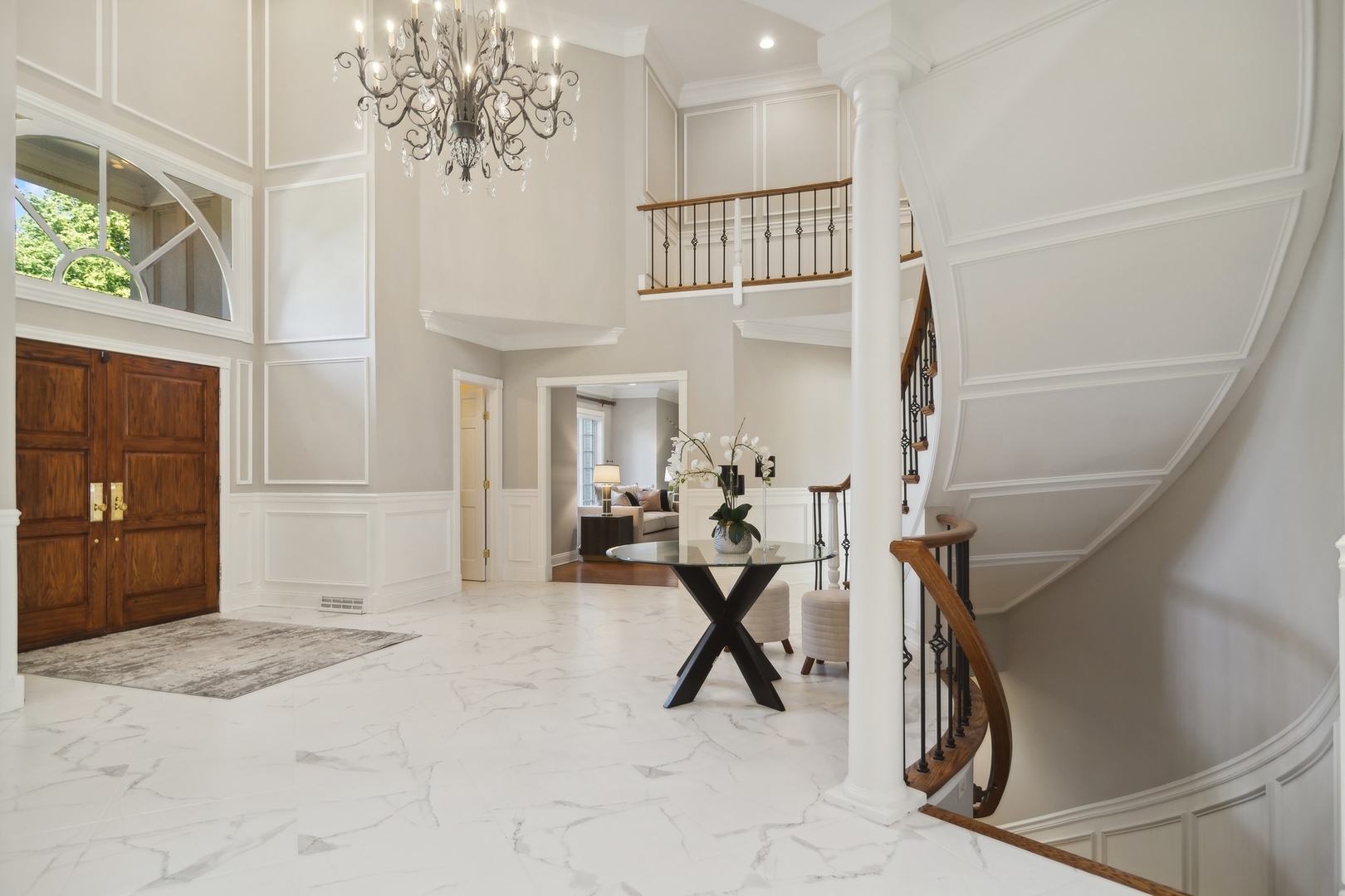 610 West Windsor Road Palatine, IL 60067 - Photo 36 of 51 a view of a livingroom with furniture and staircase