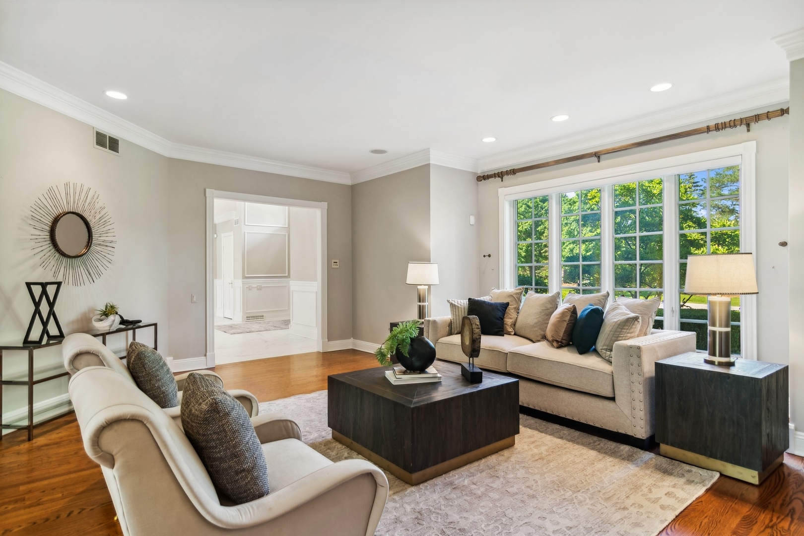 610 West Windsor Road Palatine, IL 60067 - Photo 7 of 51 a living room with furniture and a large window