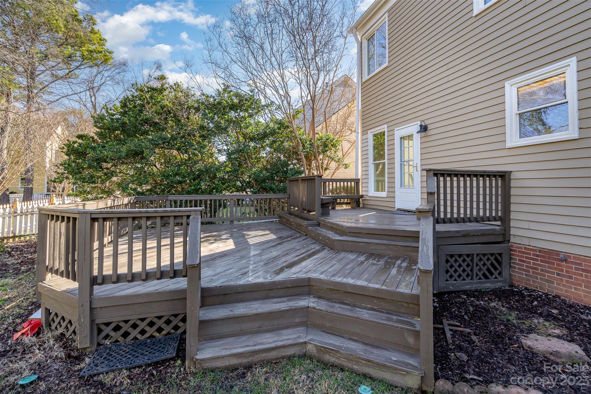 2906 Saintfield Place Charlotte, NC 28270 - Photo 29 of 37 a view of backyard from deck