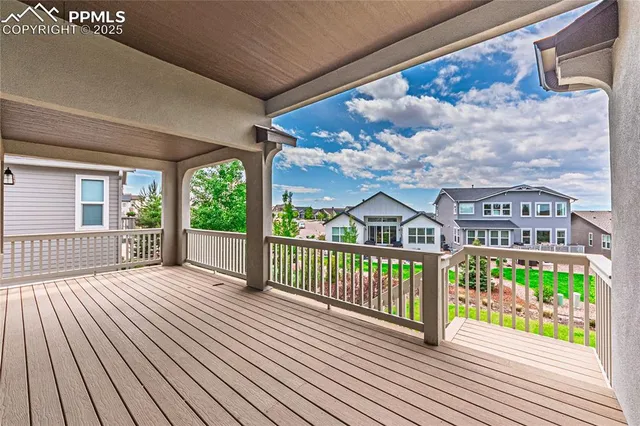 a view of a lake in front of building