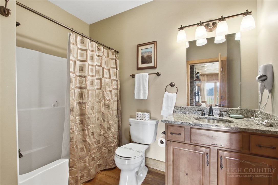 2081 Blackberry Road Boone, NC 28607 - Photo 41 of 45 a bathroom with a sink toilet and shower