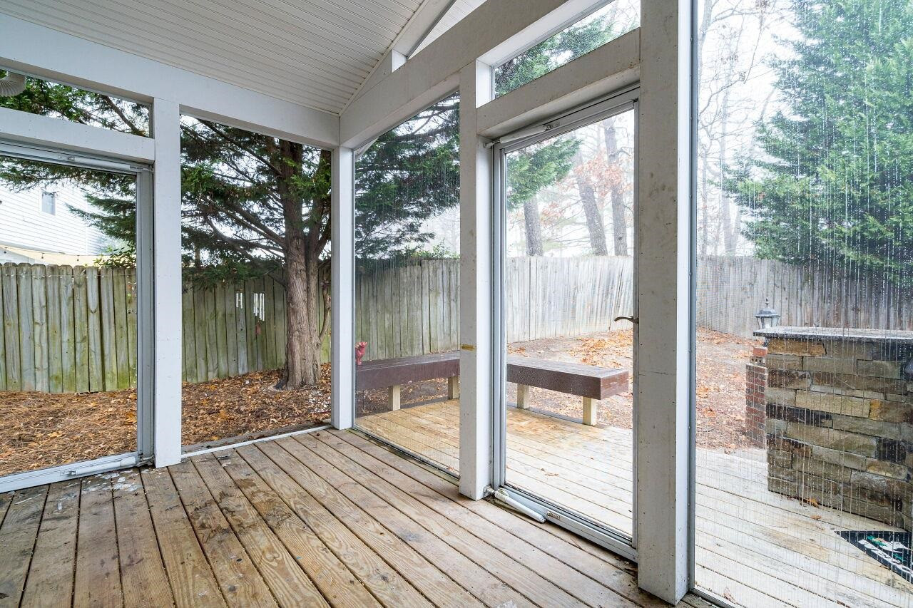 600 Three Meadows Road Fuquay-Varina, NC 27526 - Photo 24 of 30 The screen porch can be used many month of the year with our favorable North Carolina climate. Screen Porch