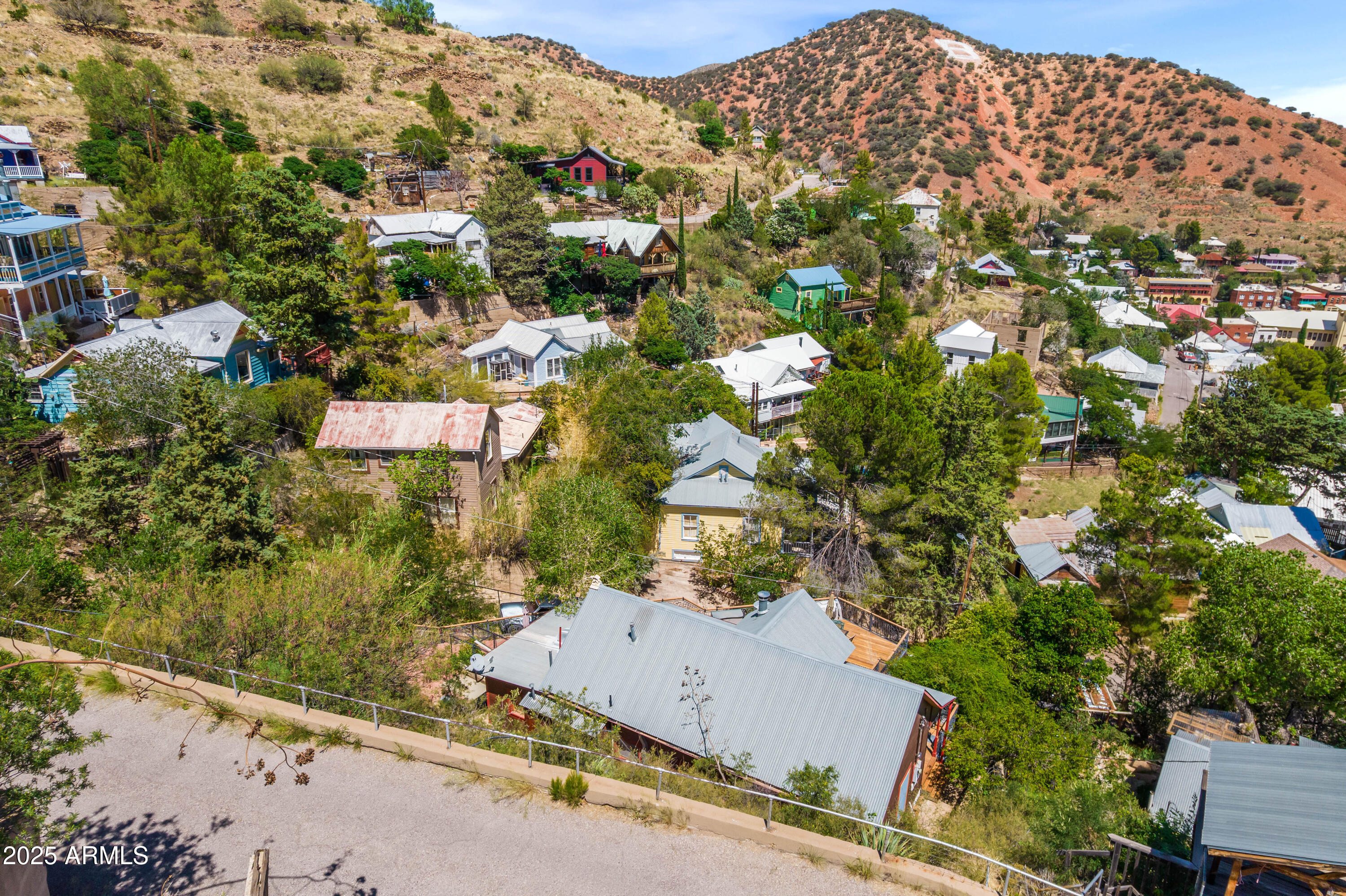 84 Shearer Avenue Bisbee, AZ 85603 - Photo 33 of 39 an aerial view of residential houses with outdoor space