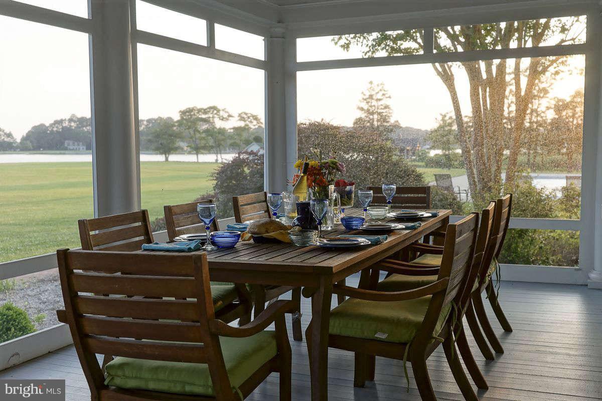 6000 Hopkins Neck Road Easton, MD 21601 - Photo 22 of 30 Dining Room on porch