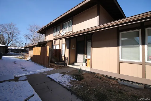 a view of a house with a patio