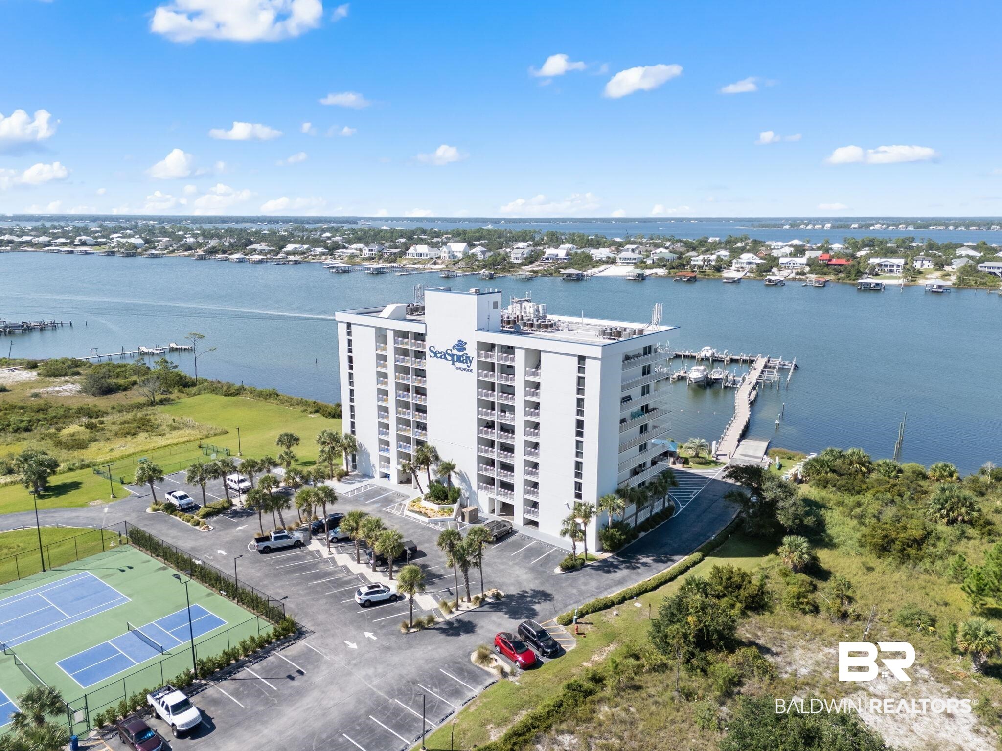 16284 Perdido Key Drive, Unit 912 Perdido Key, FL 32507 - Photo 48 of 49 Aerial view of apartment complex and a nearby body of water