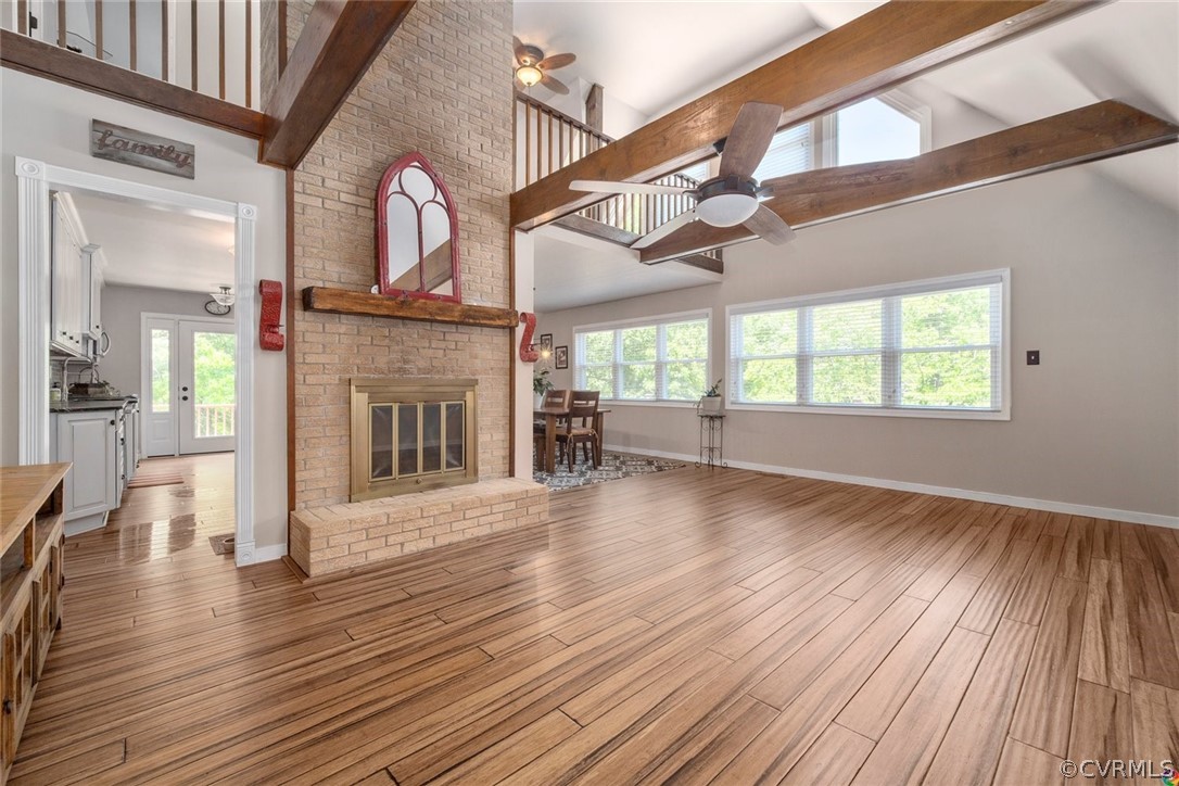 16001 Beach Road Chesterfield, VA 23838 - Photo 4 of 27 wooden floor in an empty room with a window