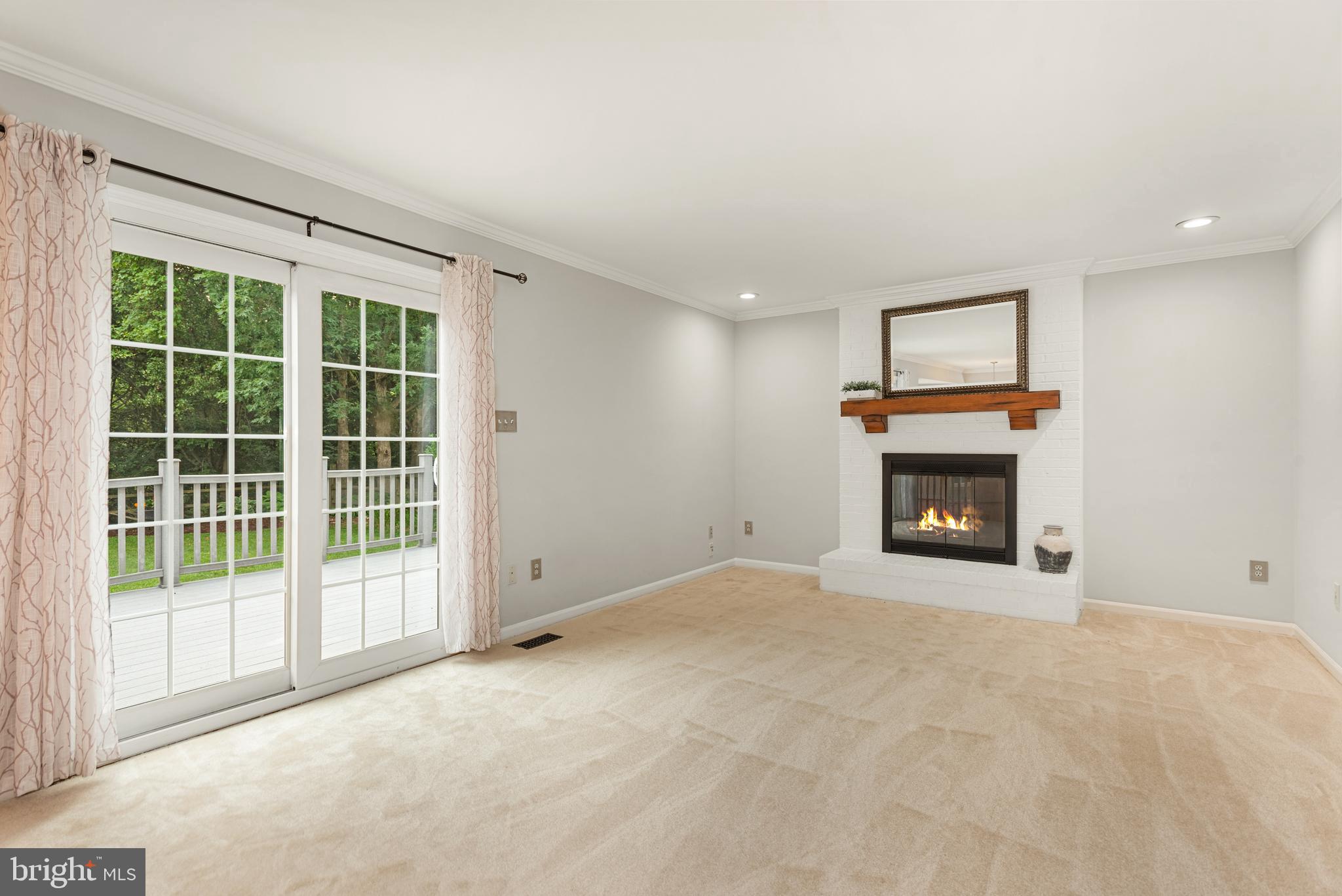 12701 Thunder Chase Drive Reston, VA 20191 - Photo 17 of 44 new carpet in family room & wood burning FP